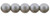 Starman Glass Pearls 6mm : Silver (25pcs)