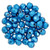 Starman Fire-Polish 3mm : ColorTrends: Saturated Metallic Nebulas Blue (50pcs)