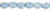 Starman Pinch Beads 5 x 3mm : Luster - Transparent Blue (50pcs)