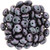 CzechMates Lentil 6mm Bead, Polychrome - Orchid Aqua - 50pcs