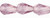 Starman Fire-Polish 7 x 5mm - Teardrop : Lt Amethyst (25pcs)