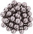Starman Round Beads 6mm : ColorTrends: Saturated Metallic Almost Mauve (50pcs)