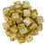 CzechMates Tile 6mm Bead, Opaque White - Picasso - 50pcs