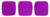 CzechMates Tile 6mm Bead Neon Purple (25pcs) - 25pcs