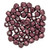 Starman Fire-Polish 2mm : ColorTrends: Saturated Metallic Red Pear (50pcs)