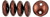 CzechMates Lentil 6mm Bead, ColorTrends Saturated Metallic Chicory Coffee - 50pcs CzechMates Lentil 6mm Bead, ColorTrends Saturated Metallic Chicory Coffee - 50pcs
