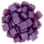 CzechMates Tile 6mm Bead (Pearl Coat), Purple Velvet - 50pcs