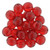Starman Round Beads 8mm : Siam Ruby (25pcs)