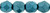 Starman Fire-Polish 6mm : ColorTrends: Saturated Metallic Shaded Spruce (25pcs)