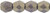 Starman Fire-Polish 4mm : Sueded Gold Tanzanite (50pcs)