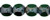 Starman Antique Style Triangle 8mm : Emerald (25pcs)