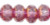Starman Gem-Cut Rondelle 7 x 5mm : Copper - French Rose (25pcs)