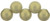 Starman Top Hole Round 6mm : Sueded Gold Black Diamond (25pcs)