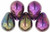 Starman Lg. Tear Drops 8 x 6mm : Iris - Purple (50pcs)
