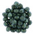 Starman Fire-Polish 6mm : Polychrome - Aqua Teal (25pcs)