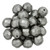 Starman Fire-Polish 8mm : ColorTrends: Saturated Metallic Frost Gray (25pcs)