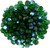 Starman Fire-Polish 4mm : Emerald AB (50pcs)