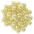 Starman Glass Pearls 6mm : Cream (25pcs)