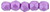 Starman Fire-Polish 2mm : ColorTrends: Saturated Metallic Spring Crocus (50pcs)