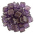 CzechMates Tile 6mm Bead, Halo - Regal - 50pcs