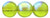 Starman Round Beads 8mm : Olivine AB (25pcs)