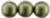Starman Round Beads 8mm : ColorTrends: Sueded Gold Fern (25pcs)