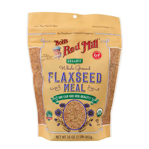 BOB'S RED MILL ORGANIC BROWN FLAXSEED MEAL 16 OZ. BAG BOB'S RED MILL ORGANIC BROWN FLAXSEED MEAL 16 OZ. BAG