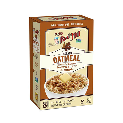 BOB'S RED MILL BROWN SUGAR & MAPLE OATMEAL 8 PACK BOB'S RED MILL BROWN SUGAR & MAPLE OATMEAL 8 PACK