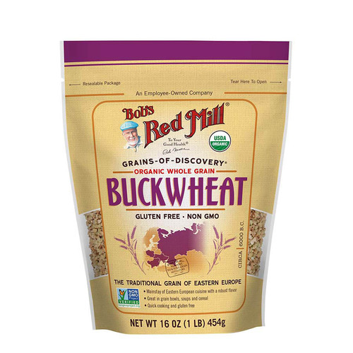 BOB'S RED MILL ORGANIC BUCKWHEAT GROATS 16 OZ. BAG BOB'S RED MILL ORGANIC BUCKWHEAT GROATS 16 OZ. BAG
