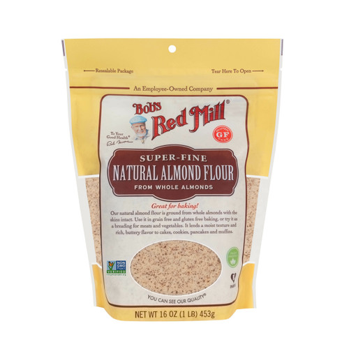 BOB'S RED MILL SUPER FINE NATURAL ALMOND FLOUR 16 OZ BOB'S RED MILL SUPER FINE NATURAL ALMOND FLOUR 16 OZ