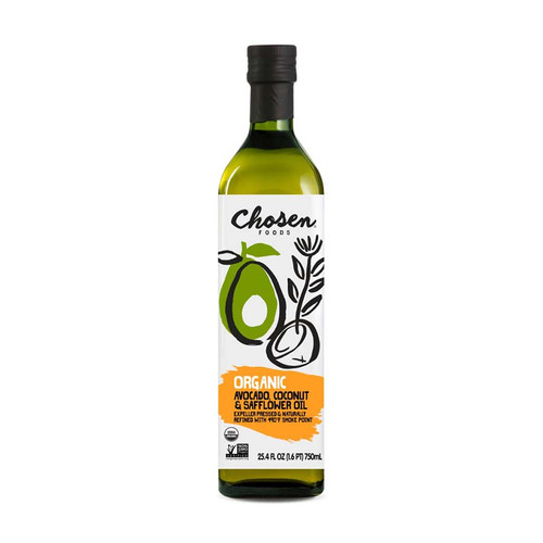 CHOSEN FOODS ORGANIC CHOSEN BLEND COOKING OIL 25.4 FL. OZ CHOSEN FOODS ORGANIC CHOSEN BLEND COOKING OIL 25.4 FL. OZ