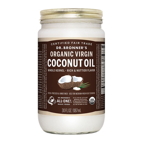 DR. BRONNER'S WHOLE KERNEL COCONUT OIL 30 FL OZ DR. BRONNER'S WHOLE KERNEL COCONUT OIL 30 FL OZ