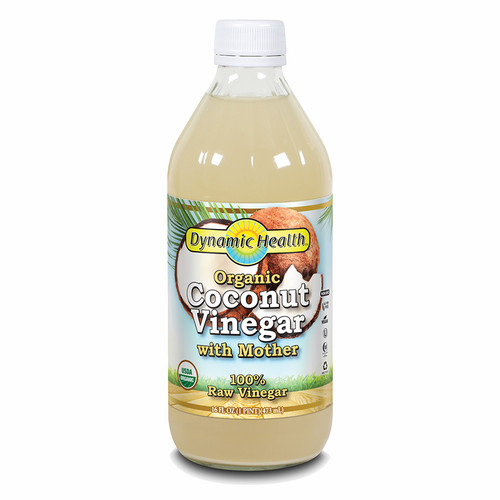 DYNAMIC HEALTH ORGANIC COCONUT VINEGAR WITH THE MOTHER (GLASS) 16 FL. OZ DYNAMIC HEALTH ORGANIC COCONUT VINEGAR WITH THE MOTHER (GLASS) 16 FL. OZ