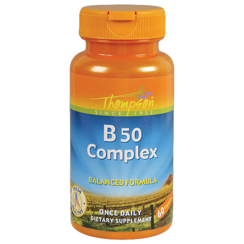 THOMPSON B 50 COMPLEX 60 CAPSULES THOMPSON B 50 COMPLEX 60 CAPSULES