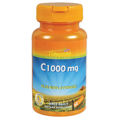 THOMPSON VITAMIN C WITH BIOFLAVONOIDS 60 CAPSULES THOMPSON VITAMIN C WITH BIOFLAVONOIDS 60 CAPSULES