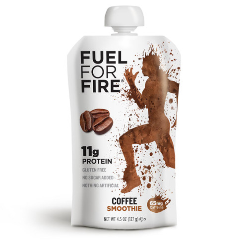 FUEL FOR FIRE COFFEE PORTABLE PROTEIN SMOOTHIE 4.5 OZ