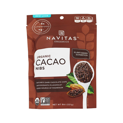 NAVITAS ORGANICS CACAO NIBS 8 OZ NAVITAS ORGANICS CACAO NIBS 8 OZ