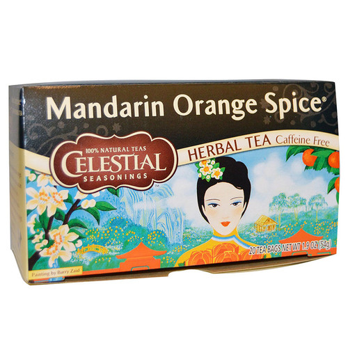 CELESTIAL SEASONINGS MANDARIN ORANGE SPICE TEA 20 TEA BAGS CELESTIAL SEASONINGS MANDARIN ORANGE SPICE TEA 20 TEA BAGS