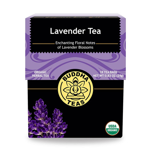 BUDDHA TEAS ORGANIC LAVENDER 18 TEA BAGS BUDDHA TEAS ORGANIC LAVENDER 18 TEA BAGS