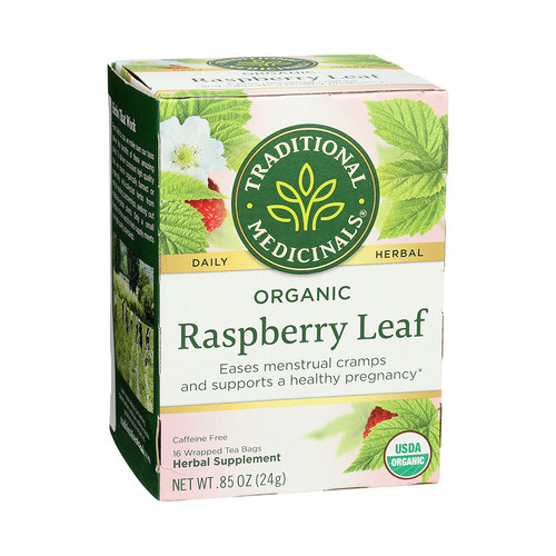 TRADITIONAL MEDICINALS ORGANIC RASPBERRY LEAF TEA 16 TEA BAGS TRADITIONAL MEDICINALS ORGANIC RASPBERRY LEAF TEA 16 TEA BAGS
