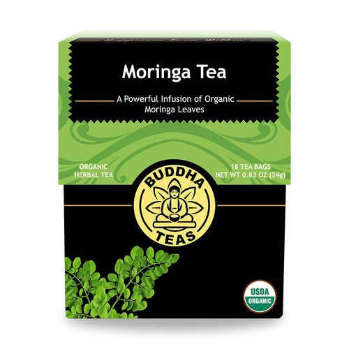 BUDDHA TEAS ORGANIC MORINGA 18 TEA BAGS BUDDHA TEAS ORGANIC MORINGA 18 TEA BAGS