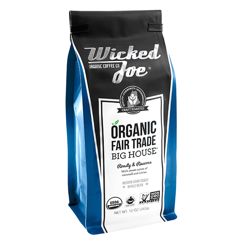 WICKED JOE COFFEE BIG HOUSE WHOLE BEAN COFFEE 12 OZ. WICKED JOE COFFEE BIG HOUSE WHOLE BEAN COFFEE 12 OZ.