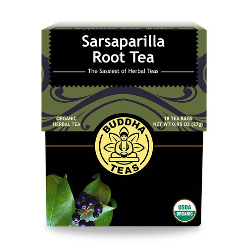 BUDDHA TEAS ORGANIC SARSAPARILLA ROOT 18 TEA BAGS BUDDHA TEAS ORGANIC SARSAPARILLA ROOT 18 TEA BAGS