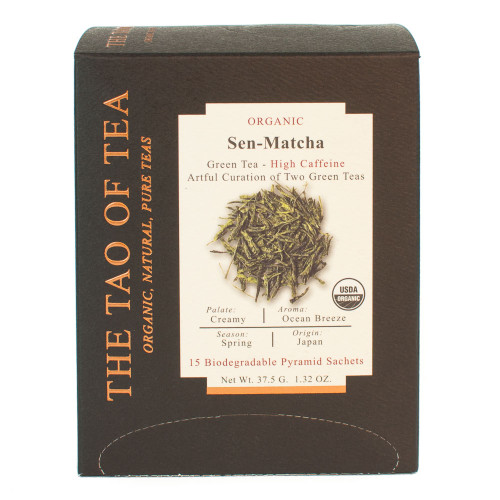 THE TAO OF TEA SEN MATCHA PYRAMID SACHETS 15 COUNT THE TAO OF TEA SEN MATCHA PYRAMID SACHETS 15 COUNT