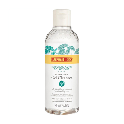 BURT’S BEES NATURAL ACNE SOLUTIONS PURIFYING GEL CLEANSER 5 FL. OZ. BURT’S BEES NATURAL ACNE SOLUTIONS PURIFYING GEL CLEANSER 5 FL. OZ.