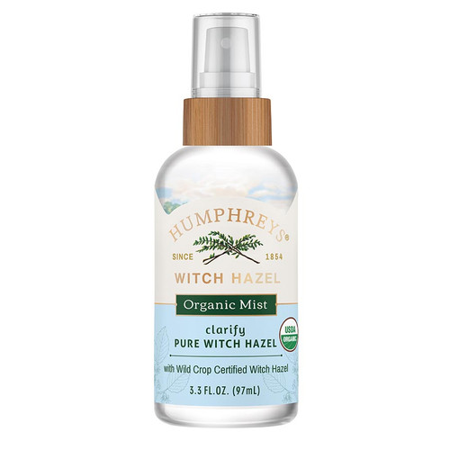 HUMPHREYS ORGANIC CLARIFY PURE WITCH HAZEL MIST 3.3 OZ HUMPHREYS ORGANIC CLARIFY PURE WITCH HAZEL MIST 3.3 OZ