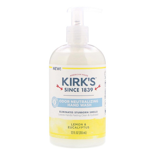 KIRK'S COCO CASTILE LEMON & EUCALYPTUS HYDRATING LIQUID HAND SOAP 12 FL. OZ. KIRK'S COCO CASTILE LEMON & EUCALYPTUS HYDRATING LIQUID HAND SOAP 12 FL. OZ.