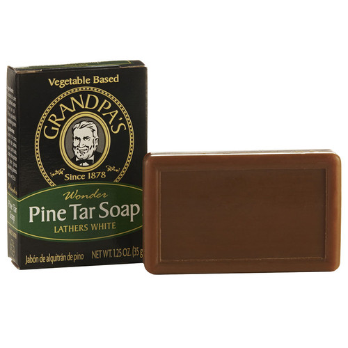GRANDPA SOAP CO. PINE TAR BAR SOAP 1.25 OZ. GRANDPA SOAP CO. PINE TAR BAR SOAP 1.25 OZ.