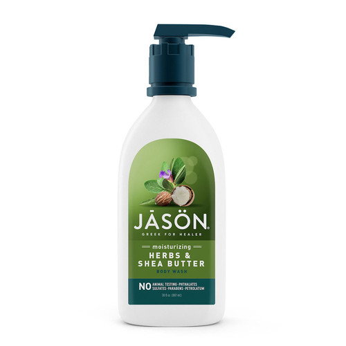 JASON MOISTURIZING HERBS AND SHEA BUTTER BODY WASH 30 FL. OZ. JASON MOISTURIZING HERBS AND SHEA BUTTER BODY WASH 30 FL. OZ.