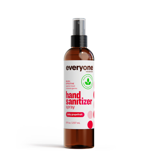 EVERYONE RUBY GRAPEFRUIT HAND SANITIZER SPRAY 8 FL. OZ. EVERYONE RUBY GRAPEFRUIT HAND SANITIZER SPRAY 8 FL. OZ.